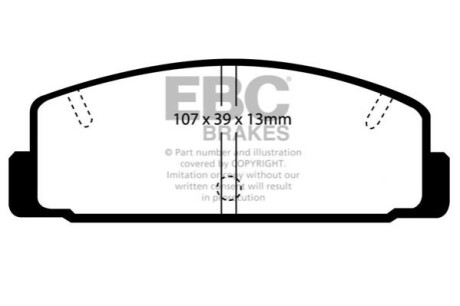 Автозапчасть EBC DP4729R