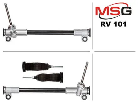 Рульова рейка без ГПК нова Chevrolet Spark 10-17, Ravon R2 16- MSG RV101
