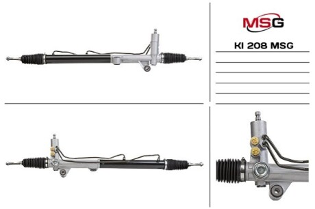 Рульова рейка з ГПК нова Kia Sorento 02-09 MSG KI208