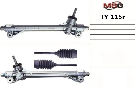 Рульова рейка без ГПК відновлена MSG TY115R