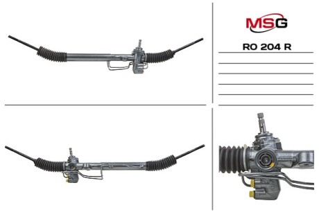 Рульова рейка з ГПК відновлена MSG RO204R