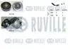 OPEL К-кт ГРМ (ремінь + 2 ролика) ASTRA G 1.7 03- RUVILLE 570173 (фото 1)