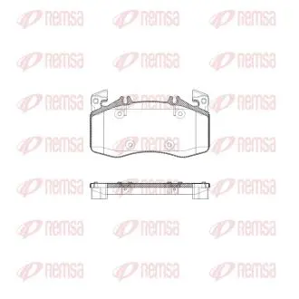 DB Гальм. колодки передн. A-CLASS (W177) AMG A 45 4-matic+ (177.053) 19- REMSA 1908.00