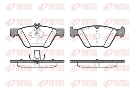 DB гальмівні колодки перед. W210/211/220 CHRYSLER 300C REMSA 0601.20