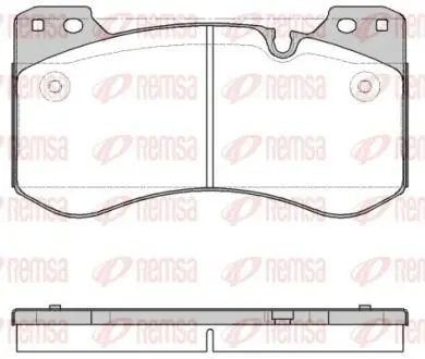 Фото 1 - bmw гальм. колодки передн. 5 (g30, f90) m5 17-23 REMSA 1959.00 BMW Гальм. колодки передн. 5 (G30, F90) M5 17-23 REMSA 1959.00 (фото 1)