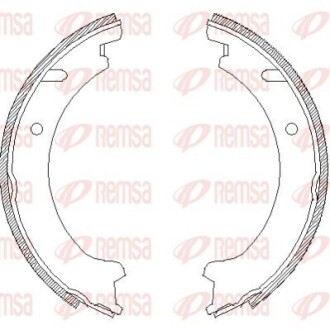 VOLVO щоки гальмівні С70/S70/V70/850 REMSA 4721.00