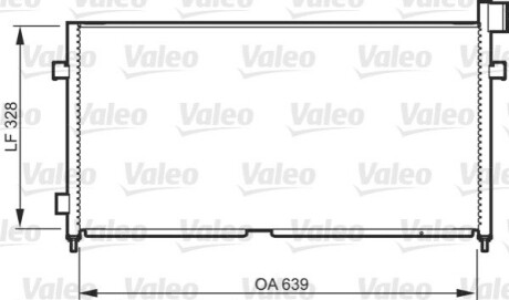 Радіатор кондиціонера Valeo 818984