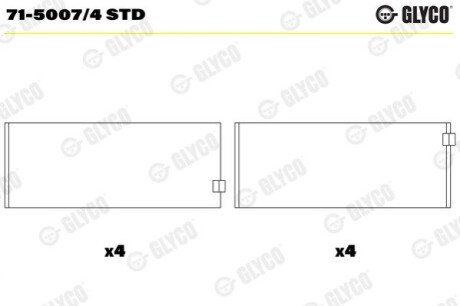 Bigendbearings Glyco 7150074STD (фото 1)