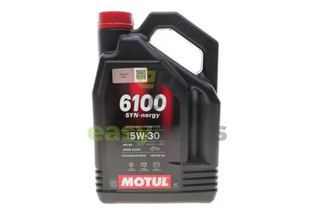 Олива 5W30 Syn-nergy 6100 (4L) (MB 229.5/Renault RN0710/RN0700/VW 502 00/505 00) (113144) MOTUL 838450