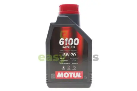 Олива 5W20 6100 Save-lite (1L) (API PERFORMANCE SP/ILSAC GF-6A) (113137) MOTUL 842111