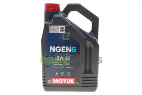 Олива моторна синтетична д/авто NGEN 6 5W30 5L MOTUL 839851