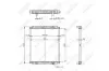 Радіатор, охолодження двигуна NRF 509706 (фото 2)