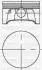 YENMAK Поршень с кольцами і пальцем (размер отв. 79.5 / +0.5) (ZH16 ZETEC S Enjeksiyonlu 16V 100 PS) 31-04259-050