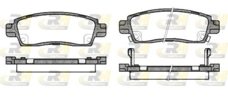 Гальмівні колодки дискові ROADHOUSE 2838.02