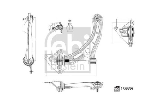 Автозапчасть FEBI BILSTEIN 186639