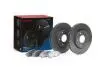TARCZA HAMULCOWA + KLOCKI NISSAN LEAF (ZE0) 11/10&gt; NISSAN NV200 EVALIA BUS 07/10&gt; NISSAN NV200 VAN 02/10&gt; EVKIT SZT BREMBO KT08017 (фото 1)