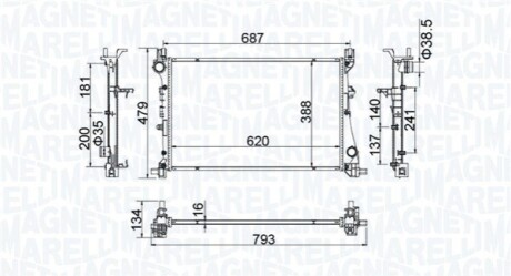 Автозапчасть MAGNETI MARELLI 350213203900