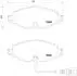 Klocki ham. AUDI A3 Sportback (8VA, 8VF) 09/12-10/20 / AUDI A3 Sportback BREMBO P85126E (фото 1)