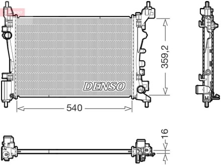 CHŁODNICA SILNIKA DENSO DRM20130