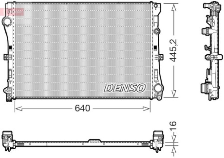 CHŁODNICA SILNIKA DENSO DRM17118