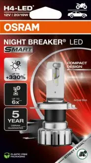 ŻARÓWKA NIGHT BREAKER SMART H4 LED OSRAM 64193DWNBSM1HB