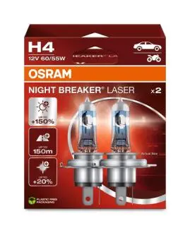 ŻARÓWKA H4 NIGHT BREAKER LASER OSRAM 64193NL2HB