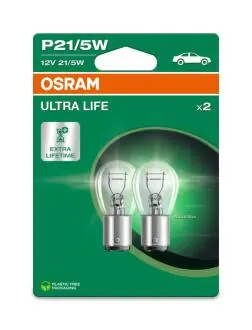 ŻARÓWKA P21/5W ULTRALIFE OSRAM 7528ULT2BL