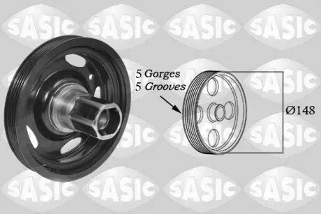 CRANKSHAFT PULLEY SASIC 2150069