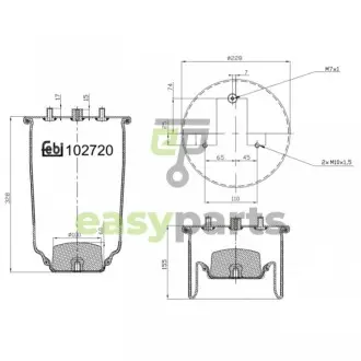 Автозапчасть FEBI BILSTEIN 102720