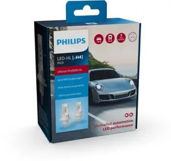 ZESTAW LED 12-24V H4 ULTINON PRO9200 HL PHILIPS 11342U92X2