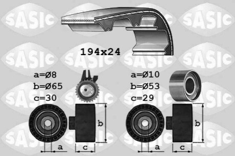 ALFA FIAT LANCIA OPEL Giulietta Mito 500 Bravo Idea Linea Punto/Evo Grande Punto Doblo Delta Musa Combo SASIC 1756027 (фото 1)