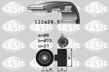 AUDI VWG A6 LT II III 96- Transporter TYP4 (F70/D) 91-03 SASIC 1756041 (фото 1)