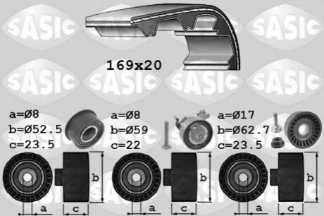 OPEL Astra F Corsa B Tigra Vectra B Combo SASIC 1756067 (фото 1)