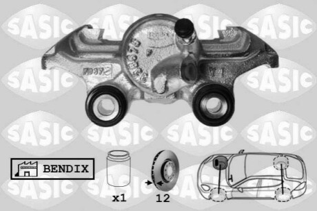 Супорт гальмівний SASIC SCA4033