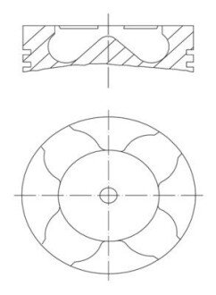 Поршень MAHLE / KNECHT 0120701