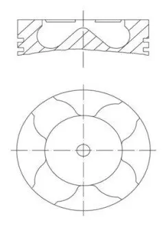 Поршень MAHLE / KNECHT 0120701