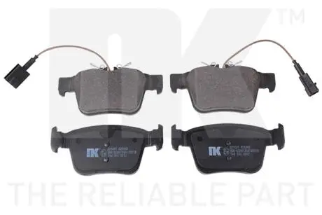 Колодки гальмівні (задні) Alfa Romeo Giulia 15-/Stelvio/Maserati Quattroporte 13- (+датчики) NK 221037