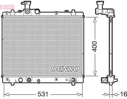 Радіатор DENSO DRM47035