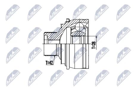 OUTER CV JOINT NTY NPZ-AU-058 (фото 1)