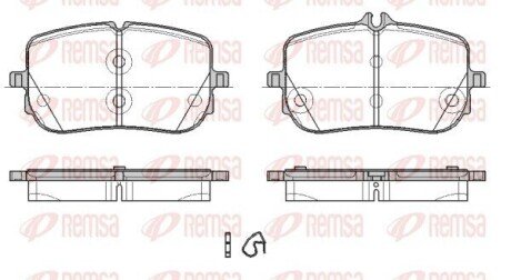 DB Гальм. колодки передн. A-CLASS (W177) A 220 (177.044) 18- REMSA 1835.00