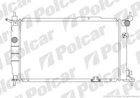 Радіатори охолодження Polcar 550708-5
