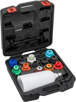 Лійка для моторної оливи з адаптерами 16 од. VIGOR V6027N