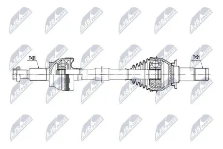 DRIVESHAFT NTY NPW-JG-012