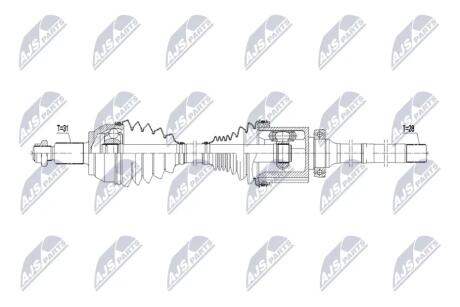 DRIVESHAFT NTY NPW-LR-052