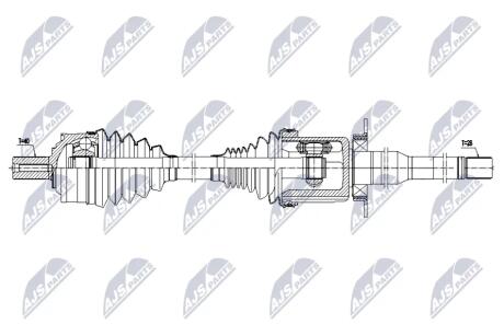 DRIVESHAFT NTY NPW-VV-159 (фото 1)