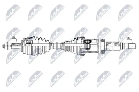 DRIVESHAFT NTY NPW-VV-161