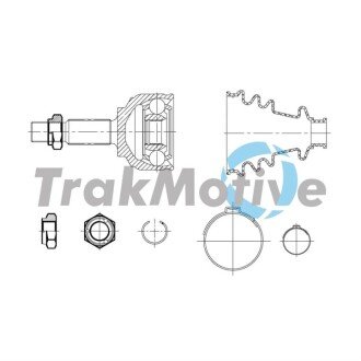 DACIA К-кт ШРКШ LOGAN II 1.5 dCi 13- TRAKMOTIVE 40-0939