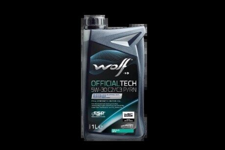 OFFICIALTECH 5W-30 C2/C3 P/RN 1Lx12 - NEW Wolf 1052548