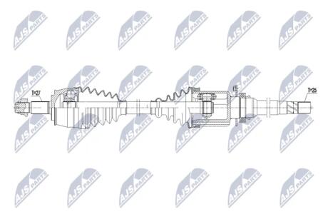 DRIVESHAFT NTY NPW-FT-087