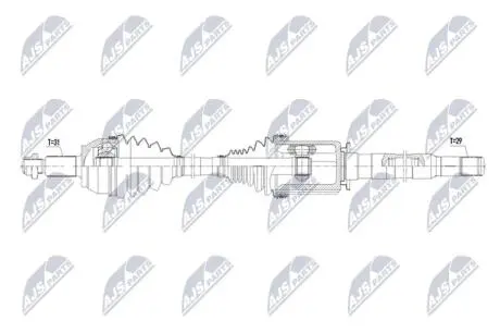 DRIVESHAFT NTY NPW-LR-049